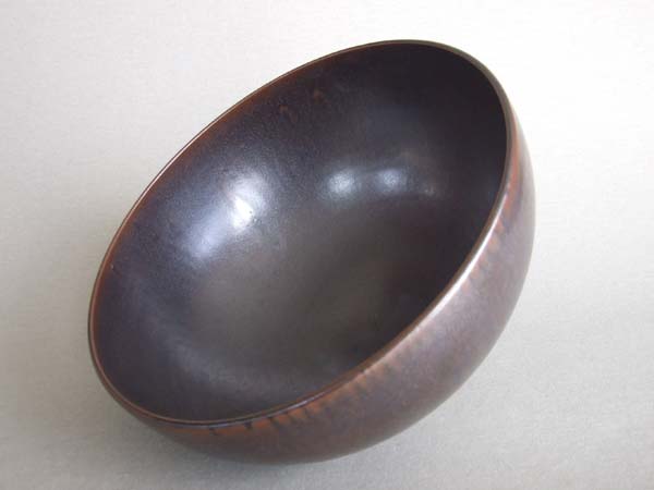 ceramic singing bowl with mallet
