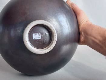 interior of singing bowl